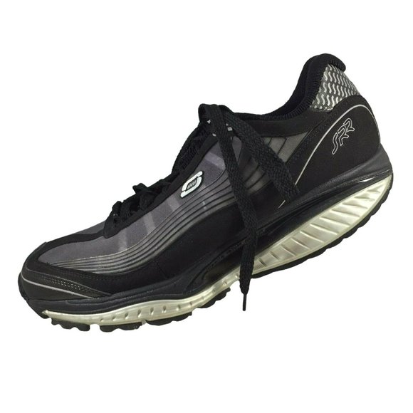 Skechers Sport Women's Resistance Runner Sneaker Shape Ups 10 Black Gray Kinetic - Picture 8 of 12